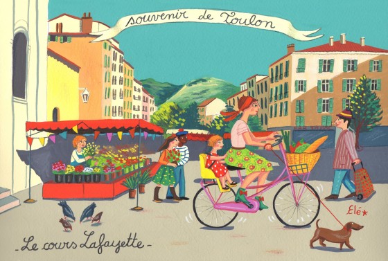Elé16 - Souvenirs de Toulon : le cours Lafayette (140 euros)